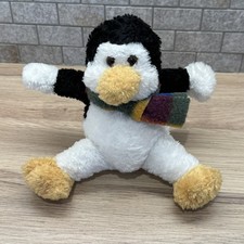 Tesco Chilly & Co Penguin Soft Toy Plush Scarf 6” Christmas Winter