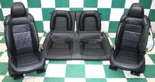 -bag 22 Mustang Coupe Black Leather Heated Cooled Buckets Backseat Set Oem -bag 22 Mustang Coupe Black Leather Heated Cooled Buckets Backseat Set Oem