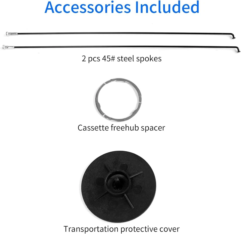 27.5/29" MTB Disc Brake Aluminum Mountain XC Bike Wheels Thru Axle/Boost FRONT w - Image 2 of 4