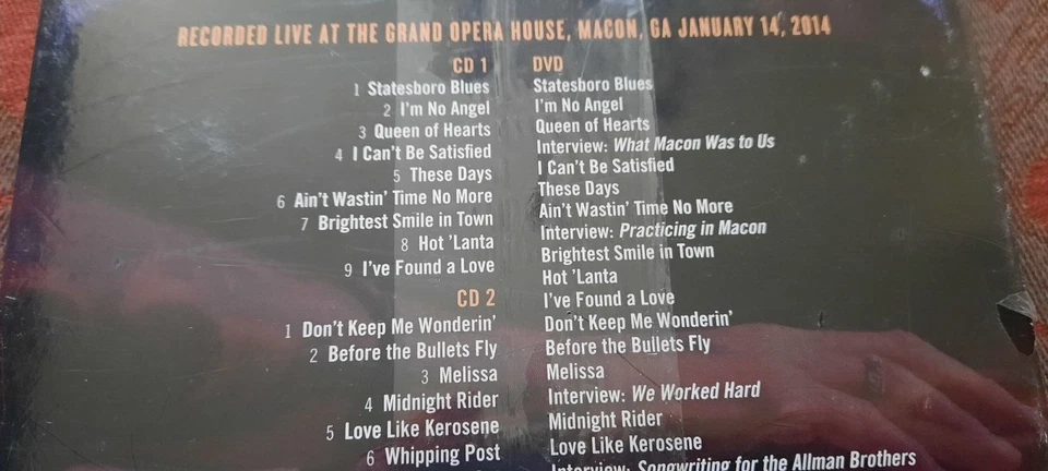 Gregg Allman Live: Back to Macon, GA [2CD/1DVD] [Digipak] by Gregg Allman NEW - Image 4 of 4