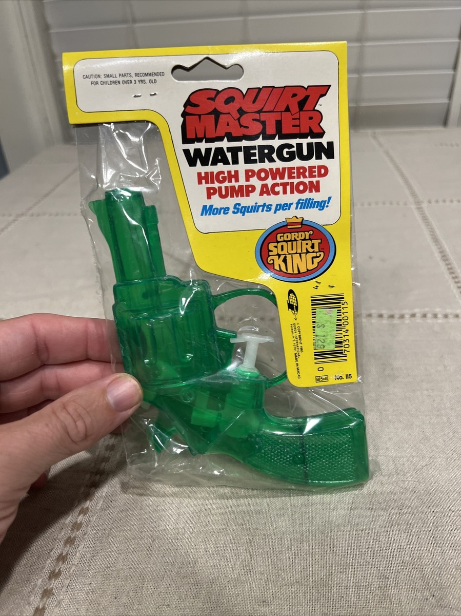 Vintage 1983 Squirt Master Gordy Squirt King New dead stock | eBay