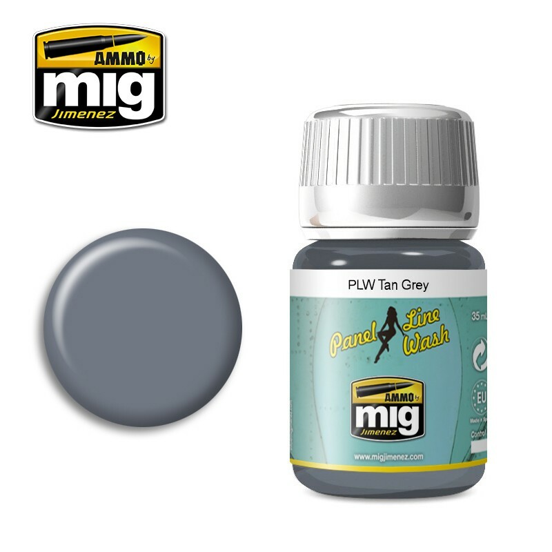 Panel Line Wash Tan Grey AMIG-1610 Ammo Mig Jimenez 35ml Panel Line Wash Tan Grey AMIG-1610 Ammo Mig Jimenez 35ml