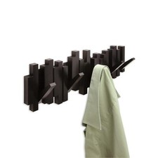 Umbra Sticks 5 Hooks Coat Clothes Holder Rack Hook Wall Hanger