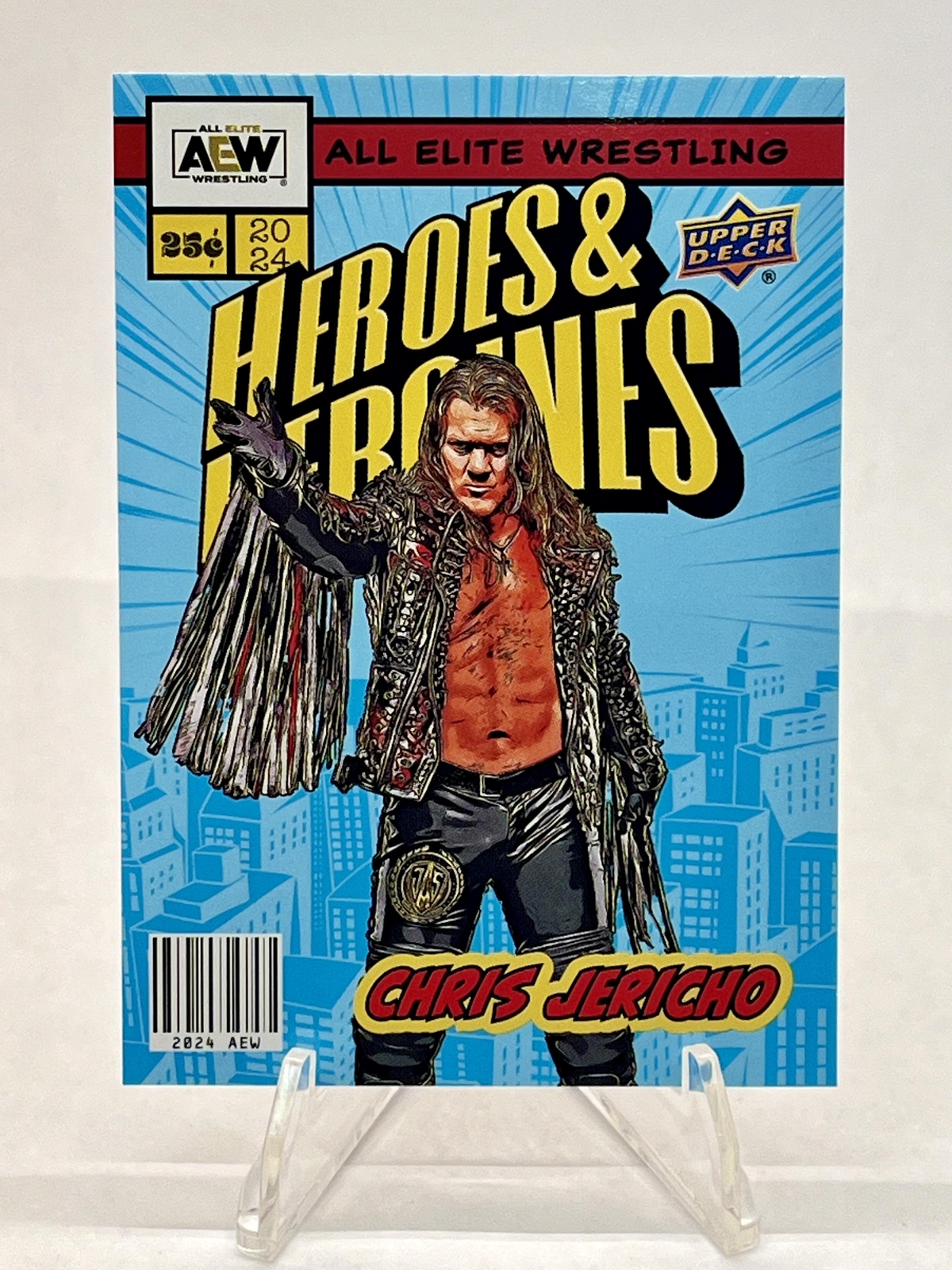 Chris Jericho #AHH-5 2024 Upper Deck AEW Heroes & Heroines 241123