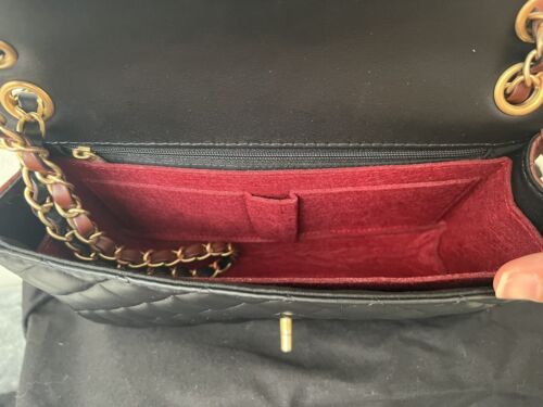 CHANEL Classic Flap Gold Hardware Bag Medium Two-Toned Leather 2020 Release - Picture 7 of 10
