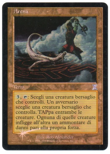 MTG Italian Foil Arena Timeshifted EX