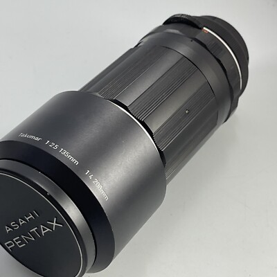 Vintage TAKUMAR Asahi Pentax 1:4/200 Camera Lens With Case