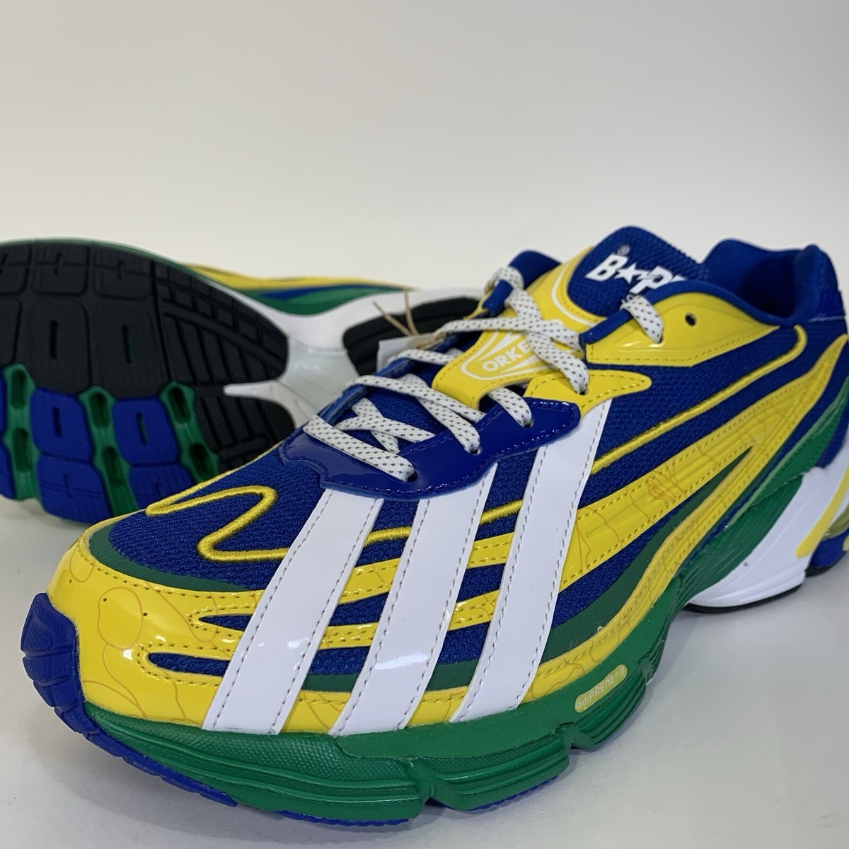 Size 10.5 Men Adidas BAPE x Orketro Green/Poblue/Blue JQ2398