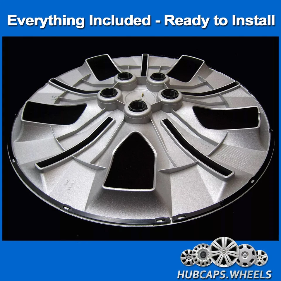 Hubcap for Chevrolet Cruze 2012-2016 - Genuine OEM 16-in Custom Gloss Black 3294 - Image 4 of 4