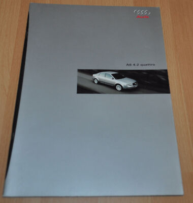 Audi A6 4.2 Quattro Brochure Prospekt 1999 3/99 German CH Edition