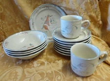 International Tableworks Marmalade Stoneware Replacement dishes, Sold Individual