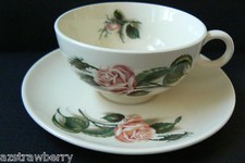 Universal Oven Proof Union Made in USA Ballerina Moss Rose Tea Cup & Saucer set