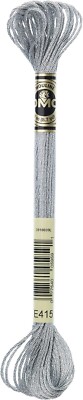 DMC Light Effects Floss, metallic, cross stitch #E415 - Pewter