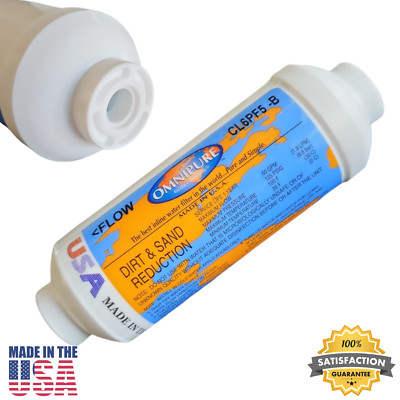 Omnipure CL6PF5-B Dirt & Sand Reduction 6'' x 2'' for 1/4'' NPT