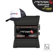 Stetsom Ex 3000 2 Ohm Black High Power Audio Amplifier Hd ex3000 3 Day Delivery