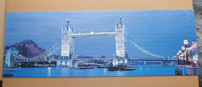 1000 Teile PANORAMA Puzzle genannt LONDON, von CLEMENTONI. NUR EINMAL GEMACHT.