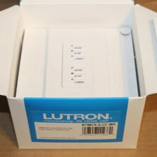 Lutron NTWCK-6-CC-WH White Shade Window Covering Low Voltage Keypad NIB