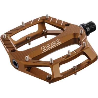 Reverse Base Flat Fahrrad Pedale kupferfarben