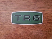 Triumph TR6 Badge Grill Logo 3"+ Vinyl Full Color Sticker Label Graphic