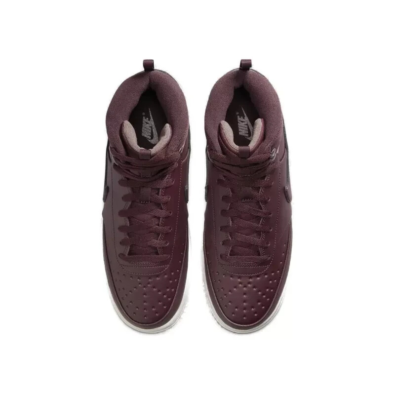 Nike Men\'s Court Vision Mid Winter Burgundy DR7882-600 Men’s 9 / Women’s 10.5 Nike Court Vision Mid Winter Men Athletic Shoes DR7882-600  main image 2
