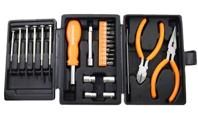26 STÜCK HANDWERKZEUG KIT MINI SET MULTIZWECK SCHRAUBENDREHER ZANGE STECKELN ZUM SELBERMACHEN