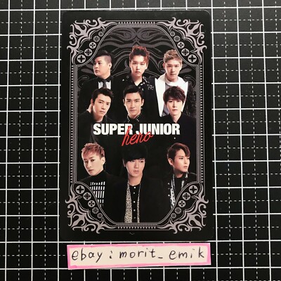 SUPER JUNIOR KANGIN SUPER SHOW 5 official photo card 