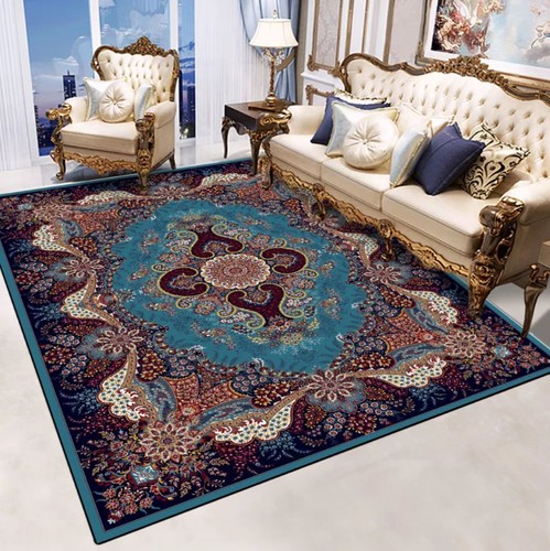 Rectangle Modern Area Rug Non-slip Bedroom Living Room Kitchen Floor Carpet Mat - Picture 32 of 43