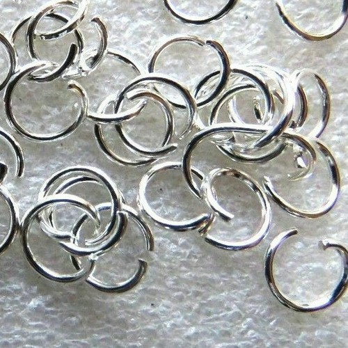 100-500 Open Jumprings In Silver Black Plated 6-12mm Craft & Jewellery Making - Picture 7 of 8