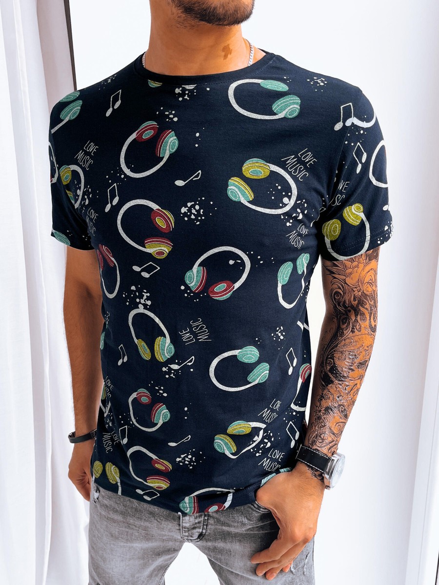 Herren T-Shirt Mit Aufdruck – Kurzarm, Rundhals,  Produktbild-Vorschau 2