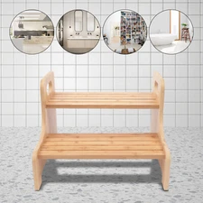 Stool Two Steps Stool Bath Elderly/ Child Stair Ladder Benches High Beds Steps