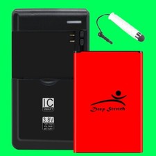 High Power 3920mAh Displaceable Durable Battery Wall Charger f LG K10 K428SG