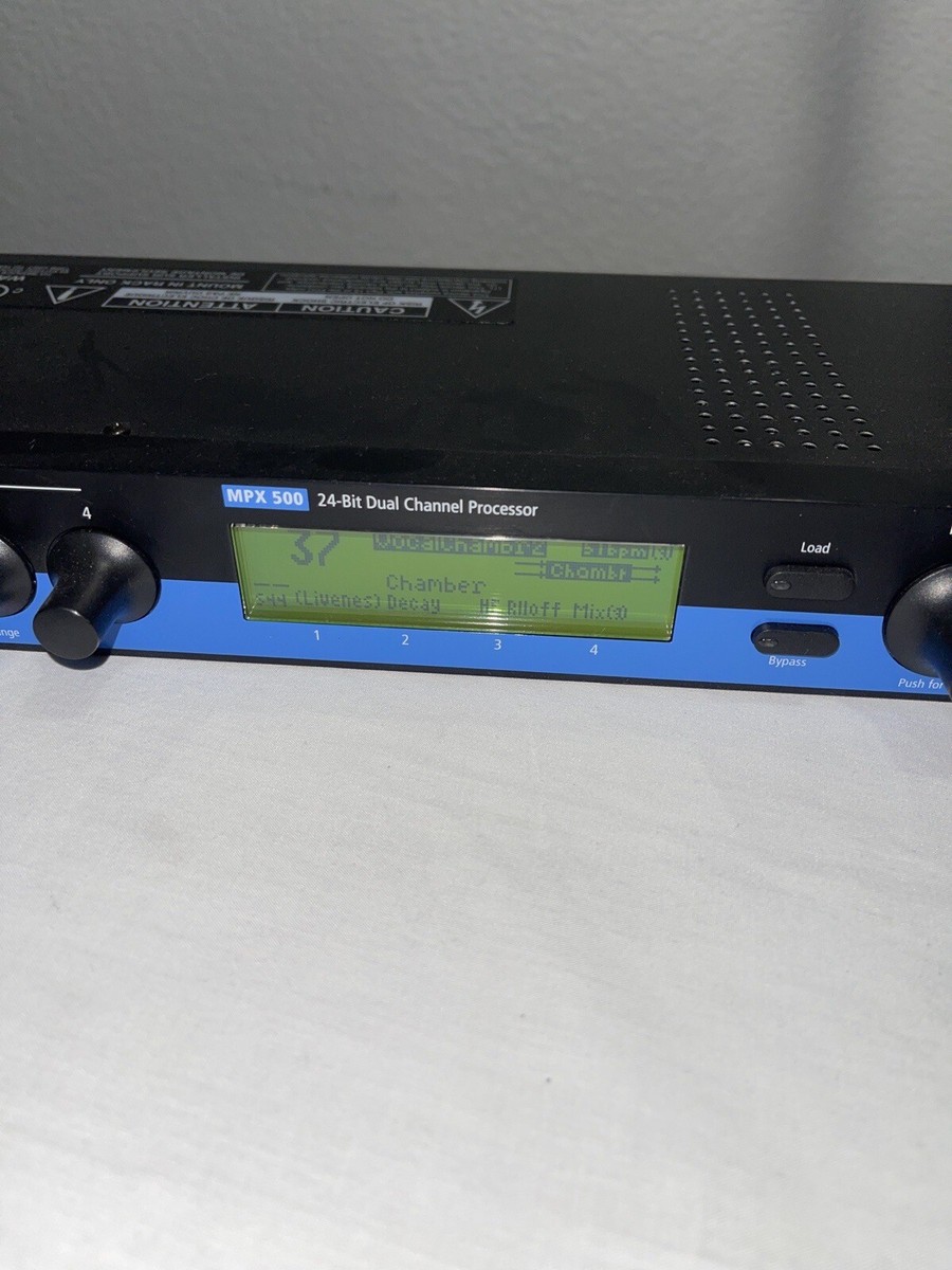 Lexicon MPX 500 24-Bit Dual Channel Multi Effect Processor Lexicon MPX 500 24-Bit Dual Channel Multi Effect Processor