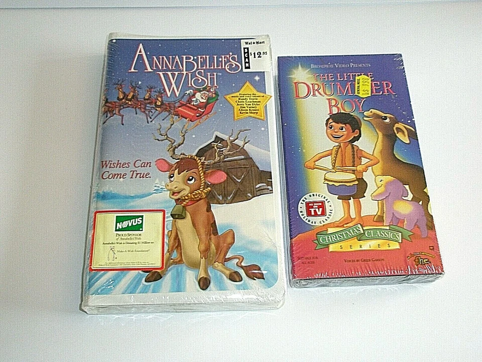 Children's VHS Tapes New Drummer Boy Annabelle's Wish Willows In Winter Oliver - Image 4 of 4