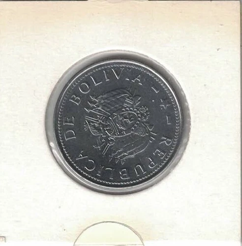 Bolivia 1 boliviano 2008 - Picture 2 of 2