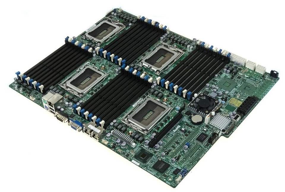 Server Motherboard Supermicro H8qgi+F Socket G34 32xDDR3 Swtx 3xRJ-45 Com VGA - Image 2 of 2