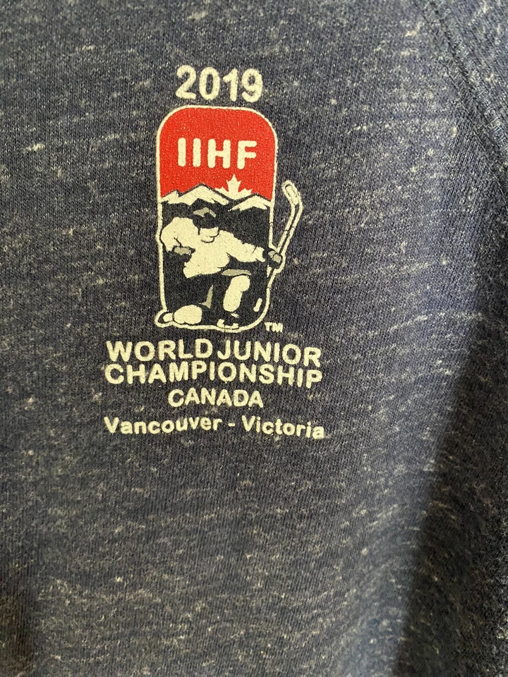 Sudadera con capucha Nike IIHF 2019 Campeonato Mundial Junior. Unisex Hombre’s Sm Or Woman’s Lg. Foto 4 de 4