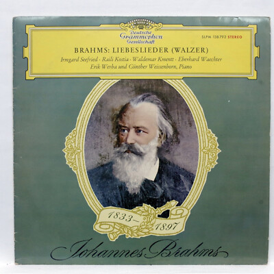 SLPM 138792 ⸺ IRMGARD SEEFRIED ⸺ BRAHMS lieder ⸺ DGG red stereo