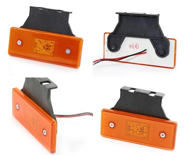 Biqing 2PCS Fanali Posteriori Rimorchio LED,Luci Posteriori Per - Foto 5