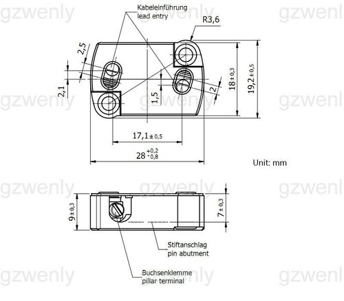 1pc new lampholder lamp-socket BENDER + WIRTH B&W 875 G6.35 GY6.35 GZ6.35 - Picture 2 of 13