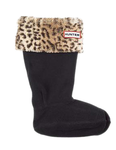 Hunter 1057 Girls Black Brown Leopard 