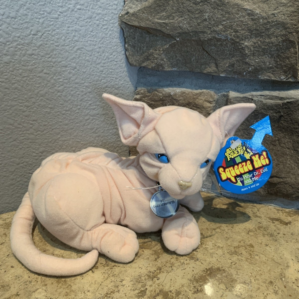 Austin Powers Mr Bigglesworth Cat Plush Toy Stuff Animal Dr Evil