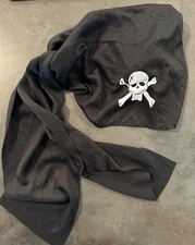Skull Pirate Bandana Doo Do Rag Headwrap Biker Costume