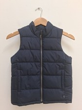 Gap Kids Puffer Vest Boys Navy Blue Cold Control Size Small 6-7 Years School