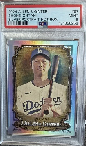 2024 Topps Allen & Ginter - Shohei Ohtani #97 Silver Portrait PSA 9 MINT