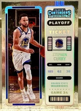 JERSEY # MATCH! 2022-23 Panini Contenders Ticket Stephen Curry 30/249! GSW (1/1)