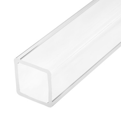 1 Pcs 35mmx35mmx3mm Wall Thickness 330mm Long Clear Acrylic Square Tube