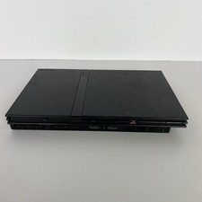 Sony PlayStation 2 - Slim Home Console - Black PS2 powers on read description