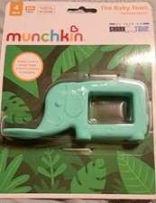 Munchkin The Baby Toon Silicone Teething Spoon Elephant Mint (4 M+)