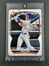 Max Clark 2023 1st Bowman Draft Card Detroit Tigers