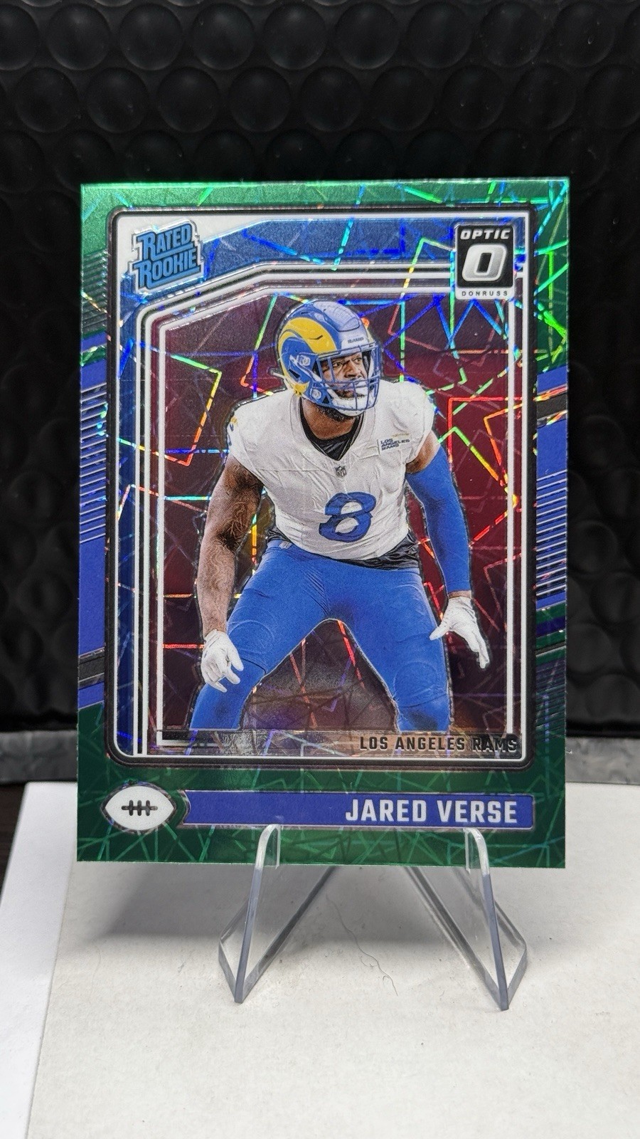 2024 Donruss Optic Football Jared Verse Green Velocity #242 RC